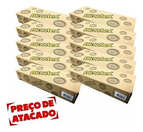 1440 Preservativo Lubrificado Camisinha Blowtex Cx (3x480)